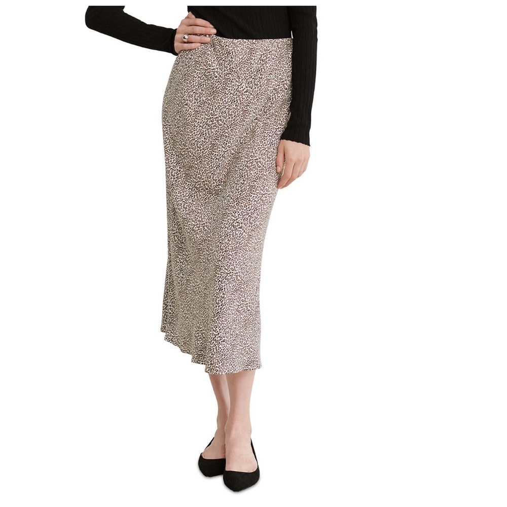 Jenni Kayne Leopard Print Slip Skirt Sz S
